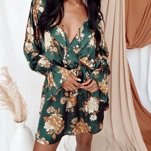 12th Tribe satin dress